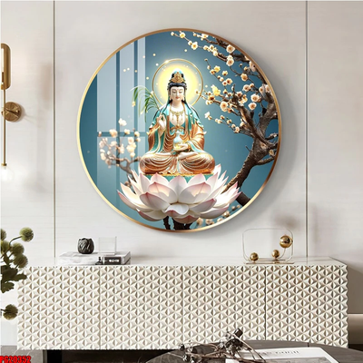 Tranh Tròn Bo Viền Cao Cấp